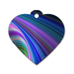 Background Abstract Curves Dog Tag Heart (two Sides) by Nexatart