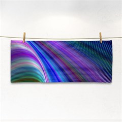 Background Abstract Curves Hand Towel