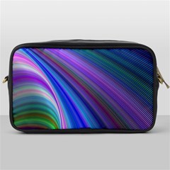 Background Abstract Curves Toiletries Bags by Nexatart