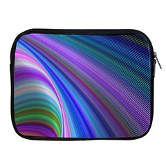 Background Abstract Curves Apple Ipad 2/3/4 Zipper Cases by Nexatart