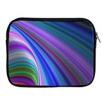 Background Abstract Curves Apple iPad 2/3/4 Zipper Cases Front