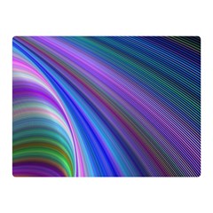 Background Abstract Curves Double Sided Flano Blanket (mini)  by Nexatart