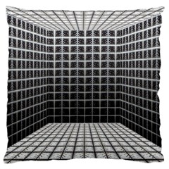 Space Glass Blocks Background Large Cushion Case (one Side) by Nexatart