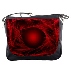 Abstract Scrawl Doodle Mess Messenger Bags by Nexatart