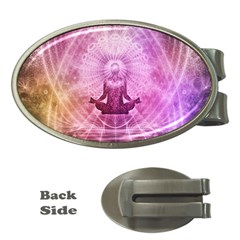 Meditation Spiritual Yoga Money Clips (oval)  by Nexatart