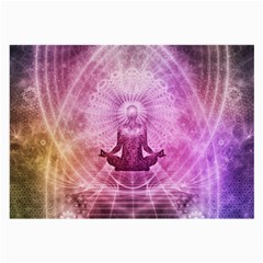 Meditation Spiritual Yoga Large Glasses Cloth by Nexatart