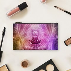 Meditation Spiritual Yoga Cosmetic Bag (small)  by Nexatart