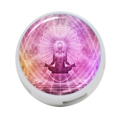 Meditation Spiritual Yoga 4-port Usb Hub (two Sides)  by Nexatart