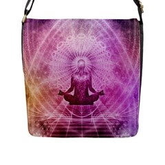 Meditation Spiritual Yoga Flap Messenger Bag (l)  by Nexatart