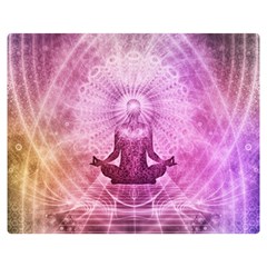 Meditation Spiritual Yoga Double Sided Flano Blanket (medium)  by Nexatart