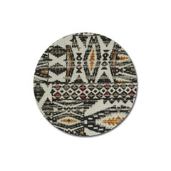 Fabric Textile Abstract Pattern Magnet 3  (round) by Nexatart