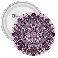 Mandala Pattern Fractal 3  Buttons by Nexatart