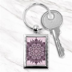 Mandala Pattern Fractal Key Chains (rectangle)  by Nexatart