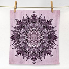 Mandala Pattern Fractal Face Towel by Nexatart