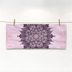 Mandala Pattern Fractal Hand Towel by Nexatart