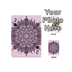 Mandala Pattern Fractal Playing Cards 54 (mini)  by Nexatart