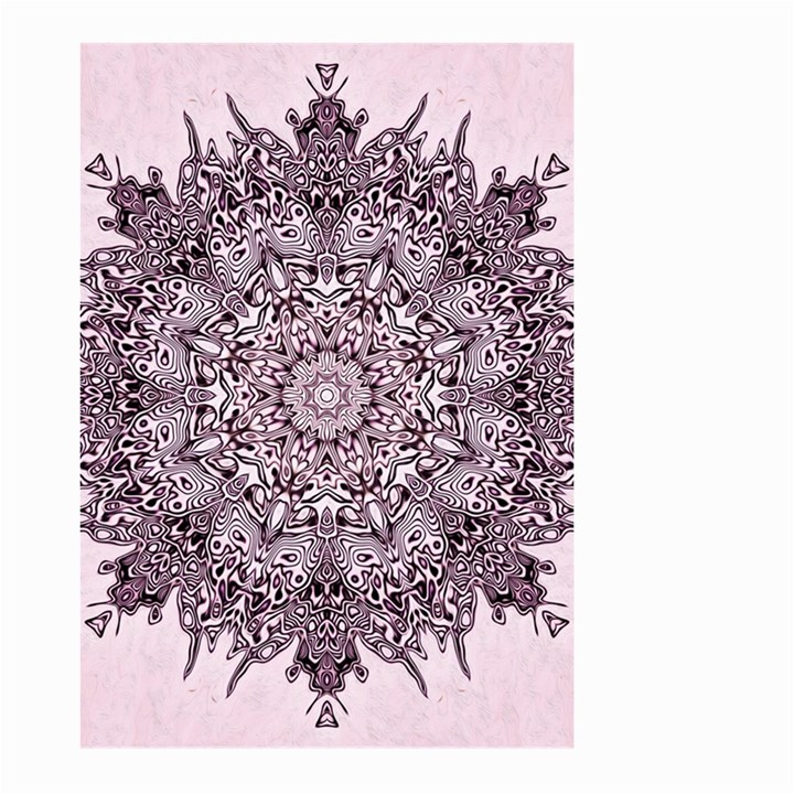 Mandala Pattern fractal Large Garden Flag (Two Sides)