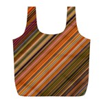 Background Texture Pattern Full Print Recycle Bags (L)  Front