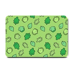 Funny Greens And Salad Small Doormat  by kostolom3000shop