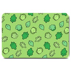 Funny Greens And Salad Large Doormat  by kostolom3000shop