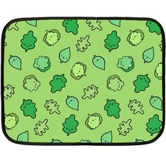 Funny Greens And Salad Fleece Blanket (mini) by kostolom3000shop