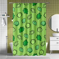 Funny Greens And Salad Shower Curtain 48  X 72  (small)  by kostolom3000shop