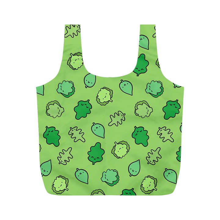 Funny Greens and Salad Full Print Recycle Bags (M) 