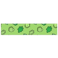 Funny Greens And Salad Small Flano Scarf