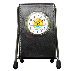 Aviator Pen Holder Desk Clocks by FunnyCow