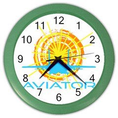 Aviator Color Wall Clocks by FunnyCow