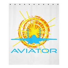 Aviator Shower Curtain 60  X 72  (medium)  by FunnyCow