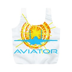 Aviator Full Print Recycle Bags (m)  by FunnyCow