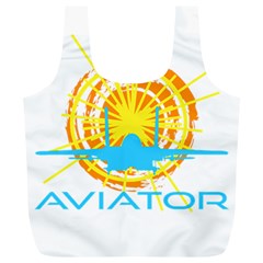 Aviator Full Print Recycle Bags (l)  by FunnyCow