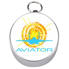 Aviator Silver Compasses by FunnyCow