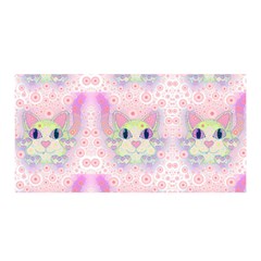 Kitty Drip Satin Wrap by G33kChiq