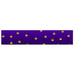 Smiley Face Small Flano Scarf by G33kChiq