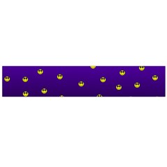 Smiley Face Large Flano Scarf  by G33kChiq