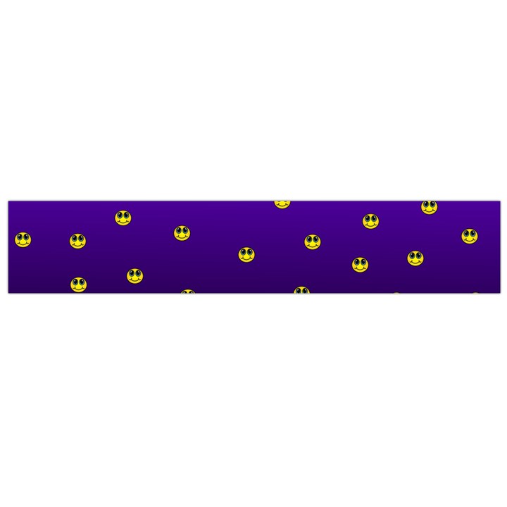 Smiley Face Large Flano Scarf 