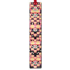 Fantasy Flower Ribbon And Happy Florals Festive Large Book Marks by pepitasart