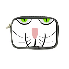 Cat Green Eyes Happy Animal Pet Coin Purse by Sapixe