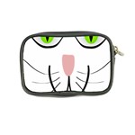 Cat Green Eyes Happy Animal Pet Coin Purse Back