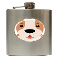 Dog Animal Boxer Family House Pet Hip Flask (6 Oz) by Sapixe