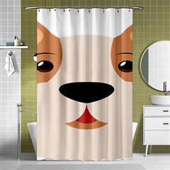 Dog Animal Boxer Family House Pet Shower Curtain 48  X 72  (small)  by Sapixe