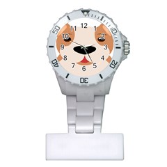 Dog Animal Boxer Family House Pet Plastic Nurses Watch by Sapixe