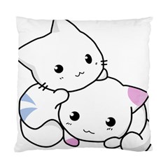 Kitty Cuddling Cat Kitten Feline Standard Cushion Case (one Side) by Sapixe