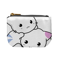 Kitty Cuddling Cat Kitten Feline Mini Coin Purses by Sapixe