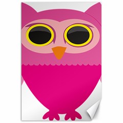 Sowa Owls Bird Wild Birds Pen Canvas 20  X 30   by Sapixe