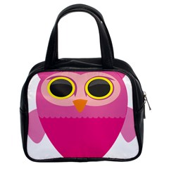 Sowa Owls Bird Wild Birds Pen Classic Handbags (2 Sides) by Sapixe