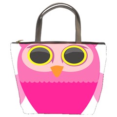 Sowa Owls Bird Wild Birds Pen Bucket Bags by Sapixe