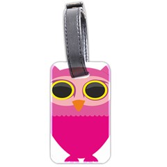 Sowa Owls Bird Wild Birds Pen Luggage Tags (two Sides) by Sapixe